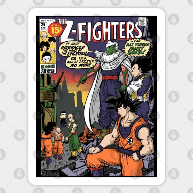 THE Z-FIGHTERS Magnet by BetMac